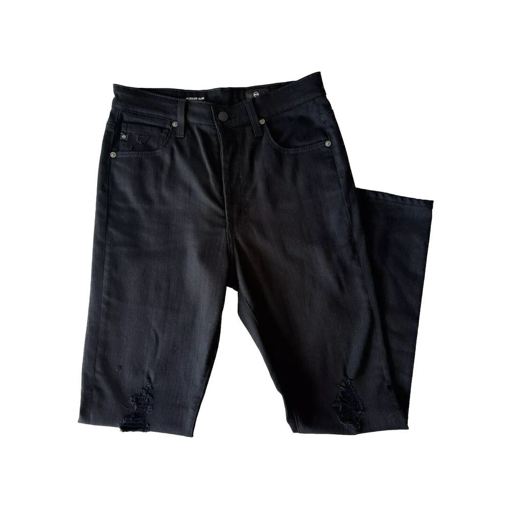 AG Adriano Goldschmied‎ Jeans Womens 29 Black Alexxis High Rise Vintage Slim